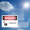 Signmission Corrosive Danger Sign, Vinyl Decal, 10in W x 7in L, 2PK OS-2PACK-DS-D-710-L-2003 - alternate 6